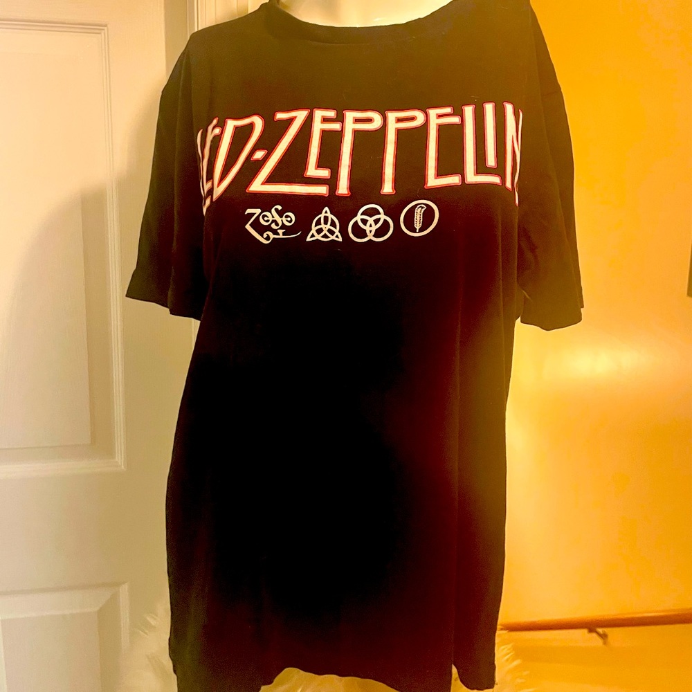 Unisex Led Zeppelin concert T-shirt